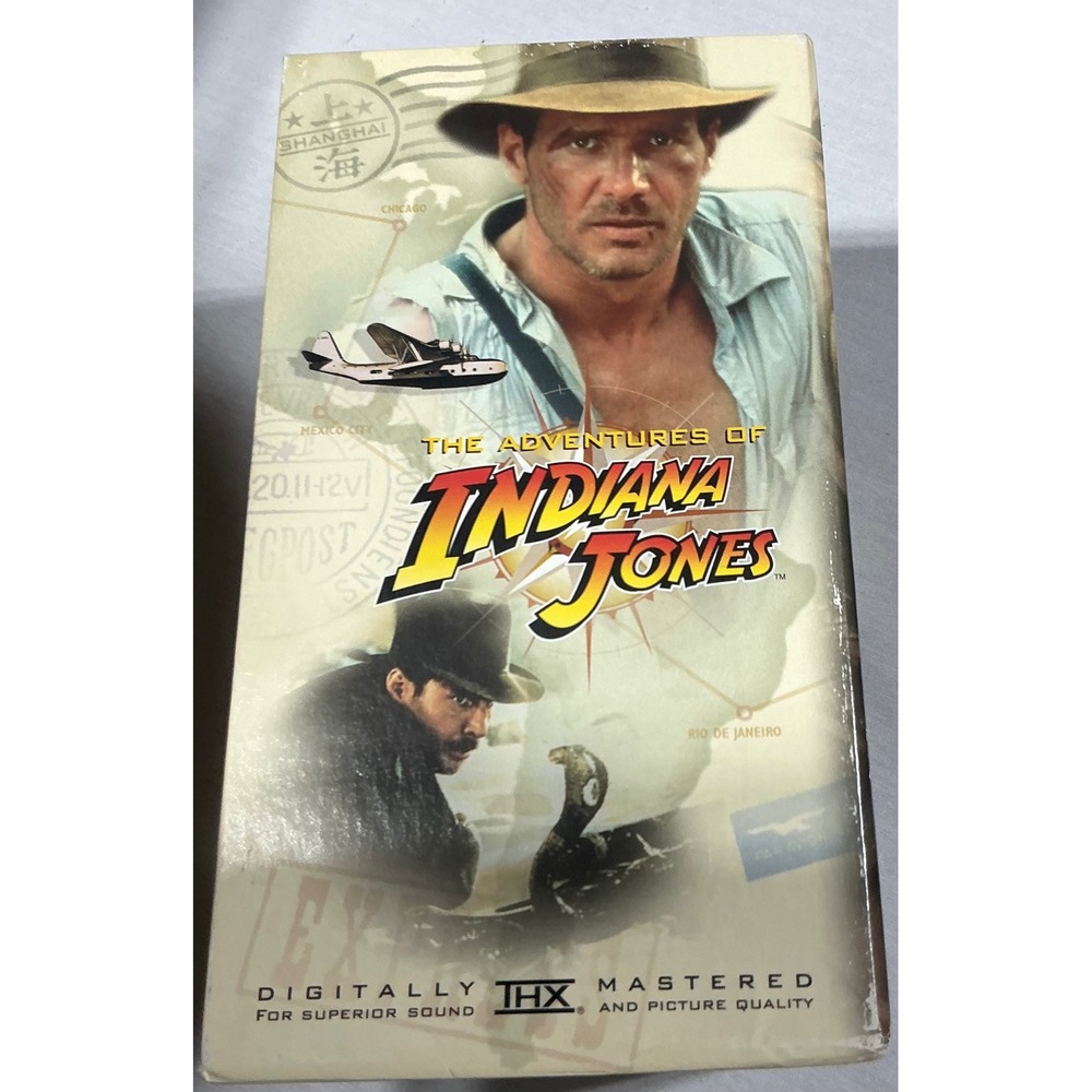 Indiana Jones VHS Box Set Original Trilogy THX Paramount Harrison Ford